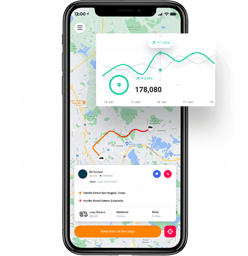 Patriot Truckerz real-time GPS truck tracking mobile app - Track your moving truck location